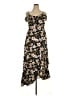 Volcom 100% Viscose Floral Black Green Casual Dress Size XXL - photo 1