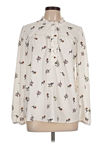 Ann Taylor LOFT Long Sleeve Blouse (view 1)