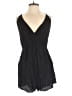 BCBGMAXAZRIA 100% Rayon Solid Black Romper Size L - photo 1