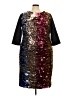 ELOQUII 100% Polyester Black Cocktail Dress Size 22 Plus - photo 1