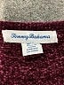 Tommy Bahama 100% Polyester Tweed Burgundy Pullover Sweater Size 14 - photo 7