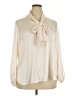 Bar III Ivory Long Sleeve Blouse Size 2X - photo 1