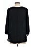 Bold Elements 100% Polyester Black 3/4 Sleeve Blouse Size L - photo 2