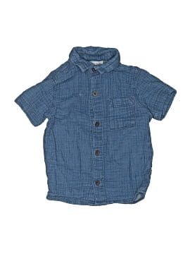 Cat & Jack Short Sleeve Button Down Shirt