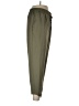 Zara 100% Polyester Solid Green Casual Pants Size L - photo 4