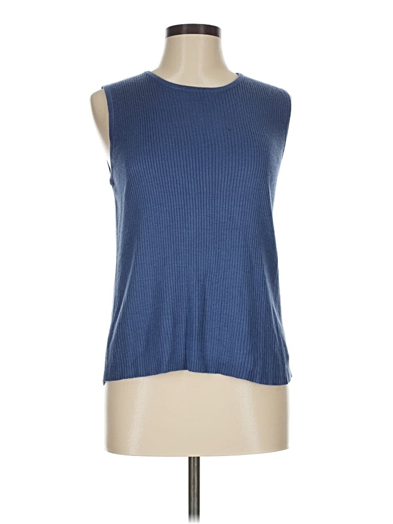 Pre-owned Croft & Barrow Sleeveless T-shirt In Blue
