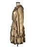 Current Air Metallic Gold Cocktail Dress Size L - photo 5