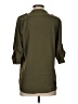 Calvin Klein 100% Polyester Green 3/4 Sleeve Blouse Size S - photo 2