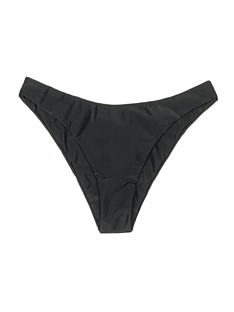 Pre-owned Unbranded Swimsuit Bottoms In Black