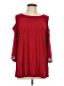 Nina Leonard Red 3/4 Sleeve Top Size L - photo 1