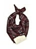 Brunello Cucinelli 100% Wool Houndstooth Burgundy Scarf One size - photo 1