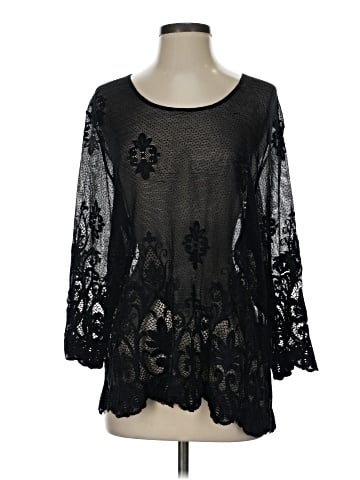 Draper's & Damon's 3/4 Sleeve Top (view 1)