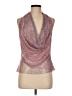 Zara 100% Polyester Pink Sleeveless Blouse Size M - photo 1