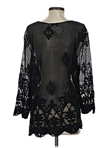 Draper's & Damon's 3/4 Sleeve Top (view 2)