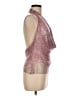 Zara 100% Polyester Pink Sleeveless Blouse Size M - photo 4