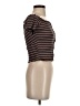 Eye Candy Brown Short Sleeve Top Size S - photo 4