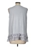 Logo Layers Gray Sleeveless Top Size L - photo 2