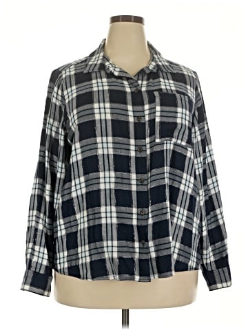 Style&Co 3/4 Sleeve Button-Down Shirt (view 1)