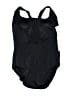 Longitude Graphic Black One Piece Swimsuit Size 12 - photo 2
