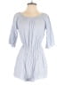 Brandy Melville 100% Viscose Stripes Blue Romper Size S (estimated) - photo 1