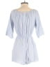 Brandy Melville 100% Viscose Stripes Blue Romper Size S (estimated) - photo 2