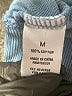 Lazy Sunday 100% Cotton Blue Sweatshirt Size M - photo 8