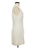 H&M 100% Polyester Tweed Ivory Casual Dress Size M - photo 4