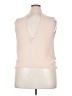 Buttons 100% Polyester Pink Sleeveless Blouse Size L - photo 2