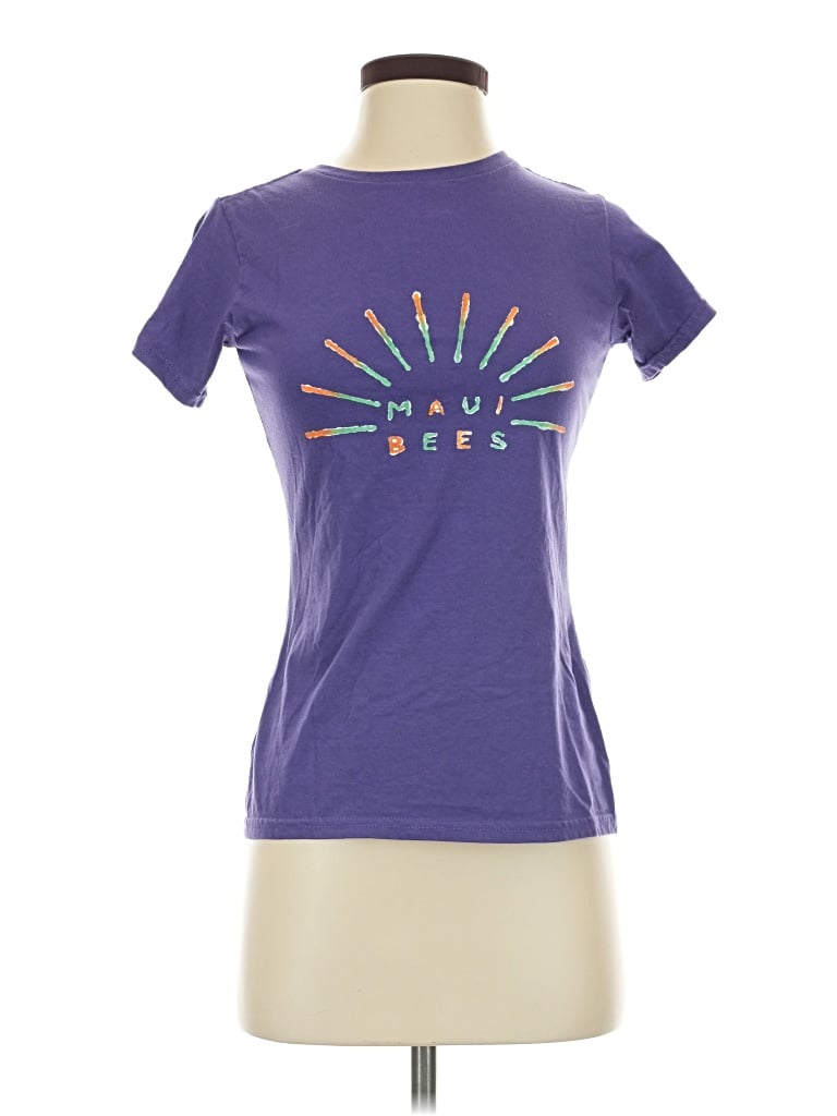 Pre-owned Econscious Short Sleeve T-shirt In Purple