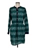 MICHAEL Michael Kors 100% Polyester Teal Casual Dress Size 8 - photo 1