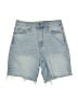 Universal Thread Blue Denim Shorts Size 0 - photo 1