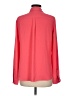 Ann Taylor LOFT 100% Polyester Color Block Pink Long Sleeve Blouse Size M - photo 2