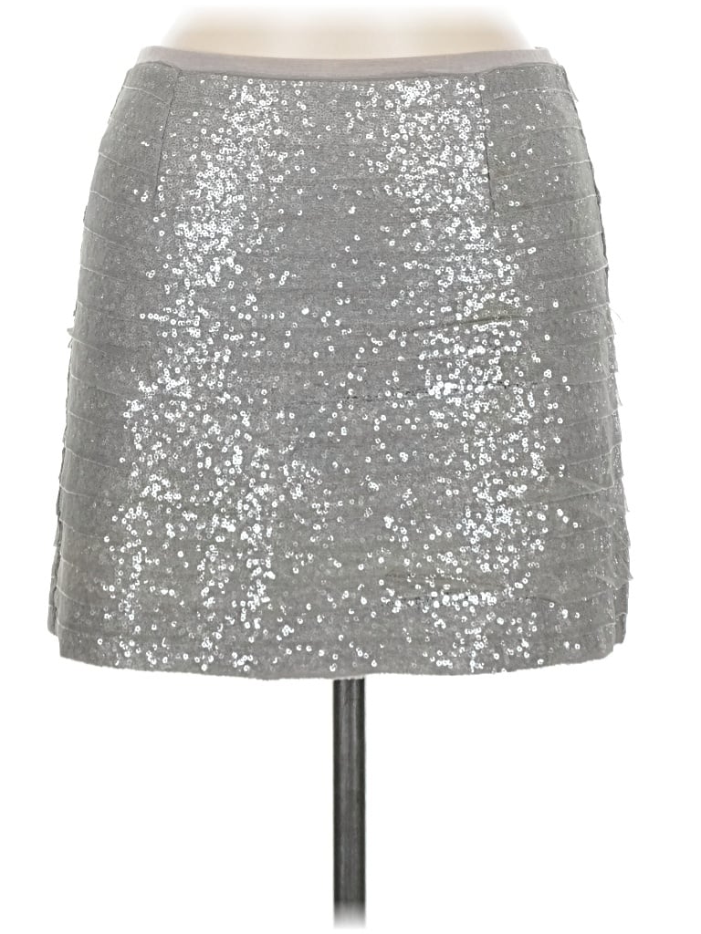 Pre-owned Chan Luu Casual Skirt In Silver