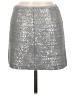 Chan Luu Metallic Silver Casual Skirt Size M - photo 2