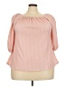 Grace & Emma Pink 3/4 Sleeve Blouse Size 3X - photo 1