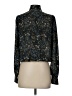 Evereve 100% Polyester Paisley Black Long Sleeve Blouse Size XS - photo 2