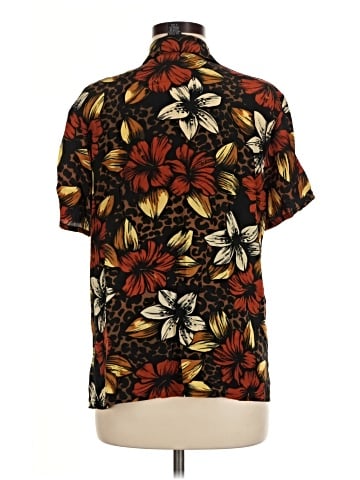 City Silk Short Sleeve Silk Top (view 2)