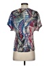 Leifsdottir Gray Short Sleeve Blouse Size 0 - photo 2