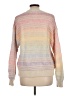 Timing Stripes Pink Pullover Sweater Size L - photo 2