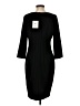 Calvin Klein Solid Black Cocktail Dress Size 2 - photo 2