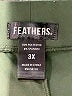 Feathers Solid Green Active Pants Size 3X - photo 4
