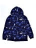 Unbranded Print Blue Zip Up Hoodie Size 14 - photo 2