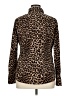 BCBGMAXAZRIA 100% Polyester Animal Print Brown Long Sleeve Blouse Size XL - photo 2