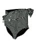Boohoo Stripes Black Swimsuit Bottoms Size 20 - photo 1
