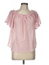Eberjey Pink Short Sleeve Blouse Size L - photo 1