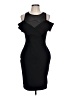Elliatt Solid Black Cocktail Dress Size L - photo 1