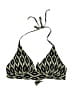 Robin Piccone Chevron-herringbone Black Swimsuit Top Size L - photo 1