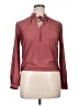 Assorted Brands 100% Nylon Burgundy Long Sleeve Blouse Size 14 - photo 1