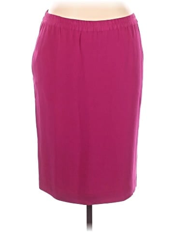 Adrianna Papell Silk Skirt (view 1)