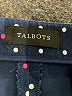 Talbots Polka Dots Blue Active Pants Size 14 - photo 4